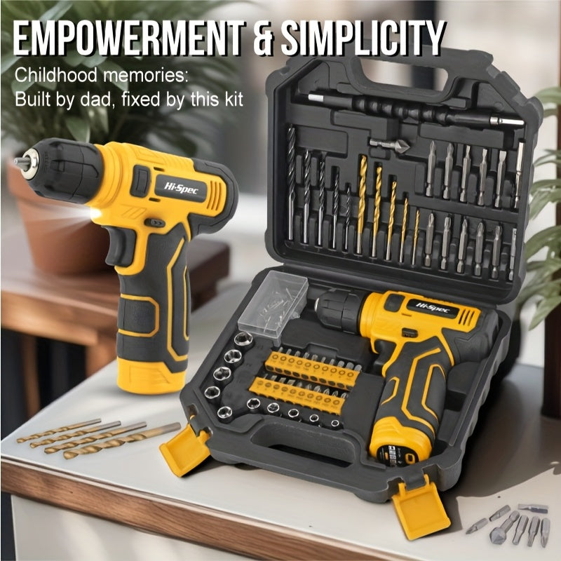 Electric Repair Tool Kit with 8V Cordless Driver
