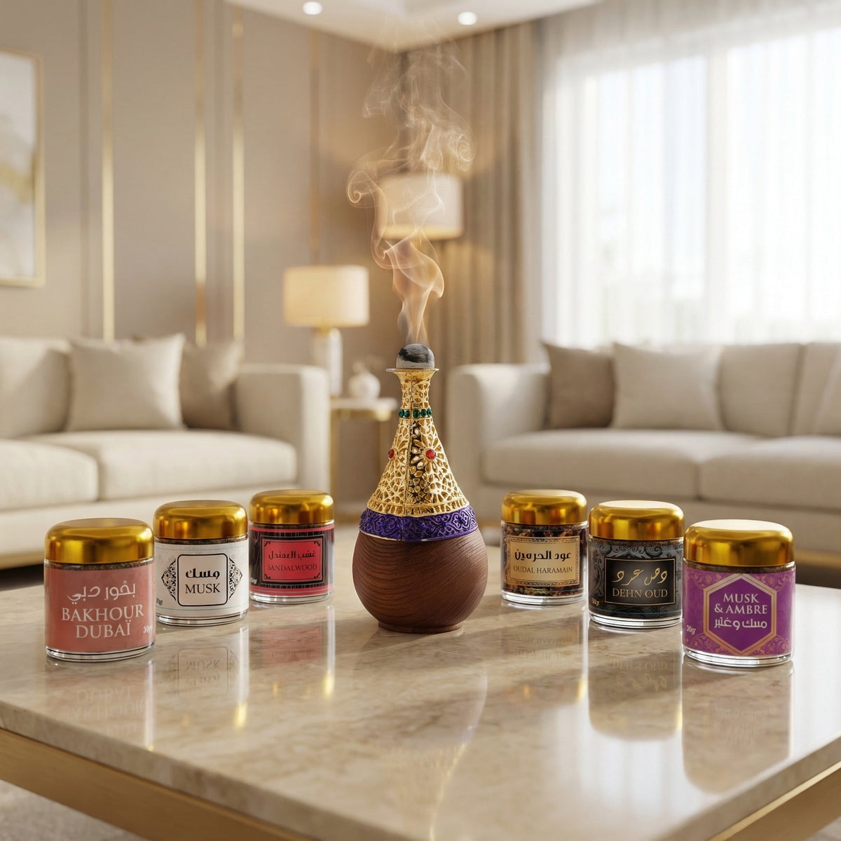 Bakhour Karamat Collection – Boîte Découverte, 19 Encens Orientaux 30 g